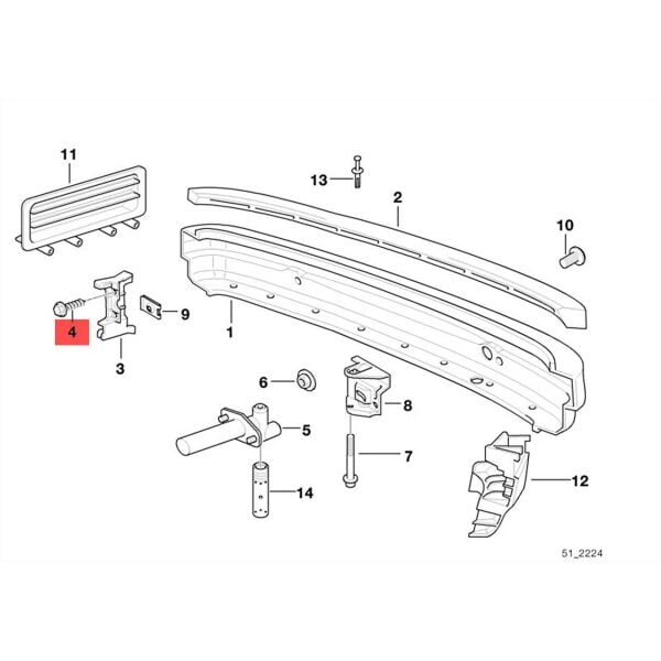 Bmw Çamurluk Cıvatası | Orijinal