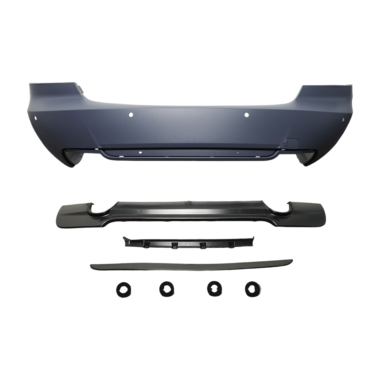 Bmw E92 E93 LCI Arka Tampon Dolu - PDC'li - Çift Çıkış - M-Tech ( 2006-13 ) | Wender