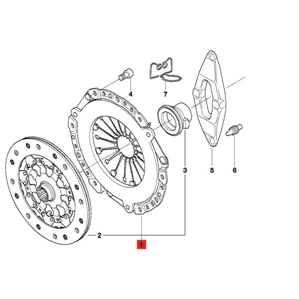 Bmw E34 E36 Klimalı M50 - M52 Debriyaj Seti | Mapa