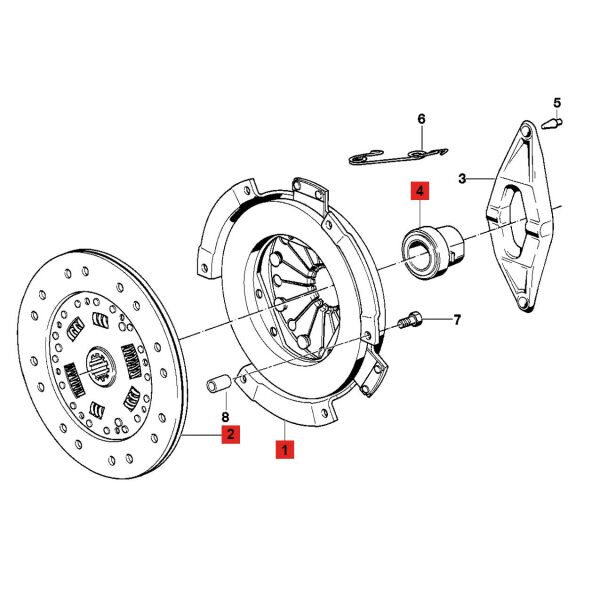 Bmw E30 E34 E36 - M42 - M44 Debriyaj Seti | Sachs