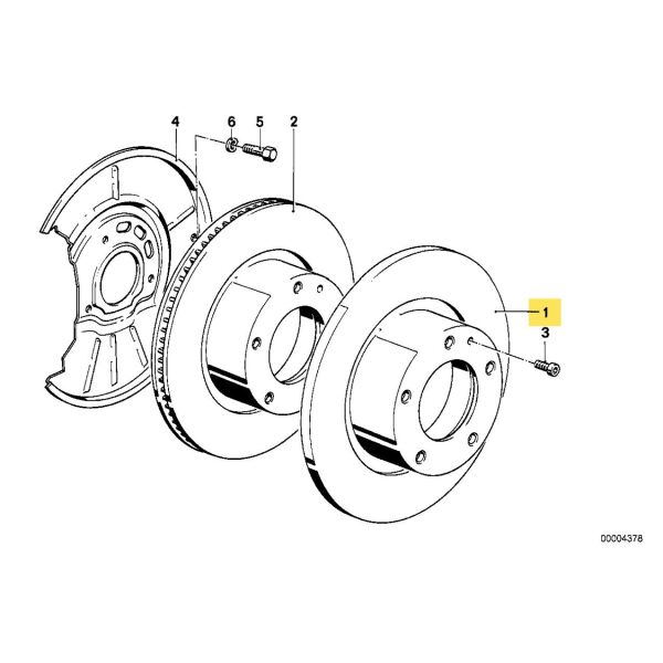 Bmw E36 Ön Havasız Fren Disk Takımı | Brembo