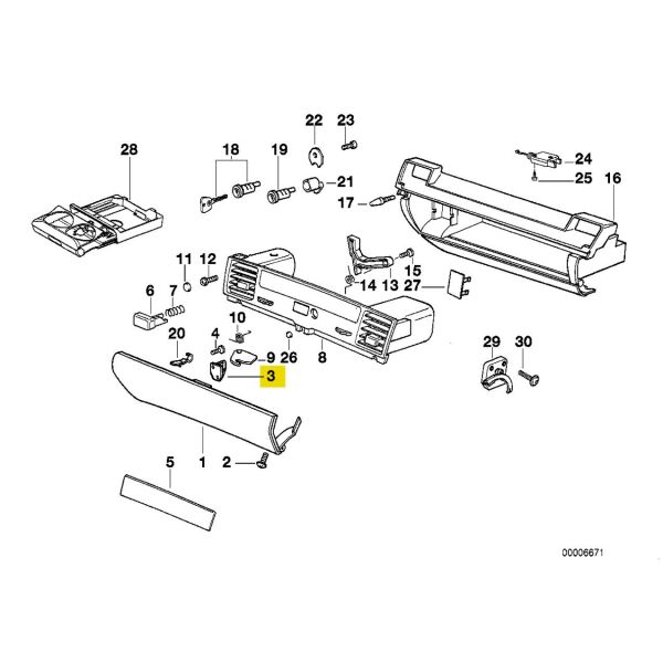 Bmw E36 Torpido Kilit Karşılığı | Orijinal