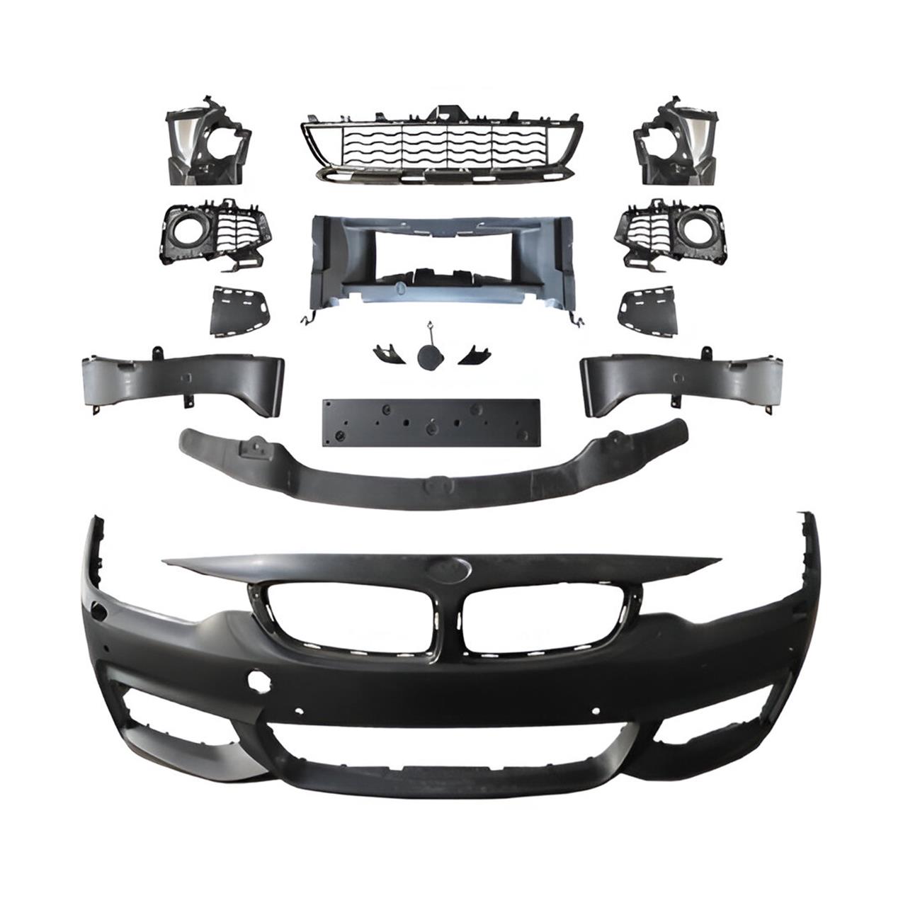 Bmw F32 + LCI F36 + LCI Ön Tampon Komple F.Yık-lı -  PDCli - M - Tech - ( 2013-20 ) | Wender