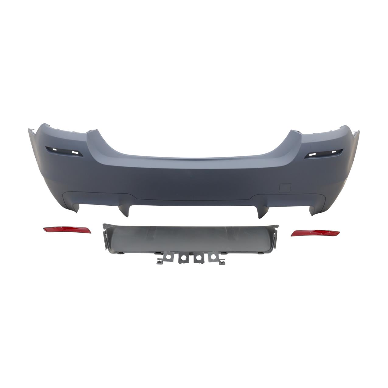 Bmw F10 Arka M5 Tampon Dolu - PDCli | Çift Çıkış | Vorstainer Difüzör | 2010-16 | Wender