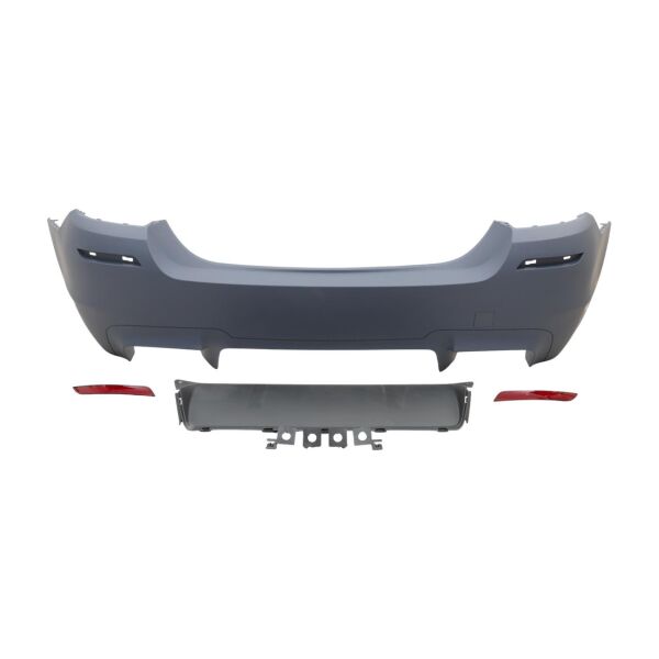 Bmw F10 Arka M5 Tampon Dolu - PDCli | Çift Çıkış | Vorstainer Difüzör | 2010-16 | Wender