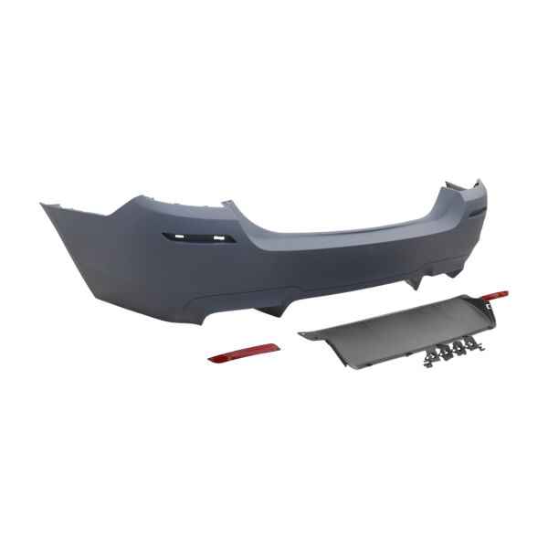 Bmw F10 Arka M5 Tampon Dolu - PDCli | Çift Çıkış | Vorstainer Difüzör | 2010-16 | Wender