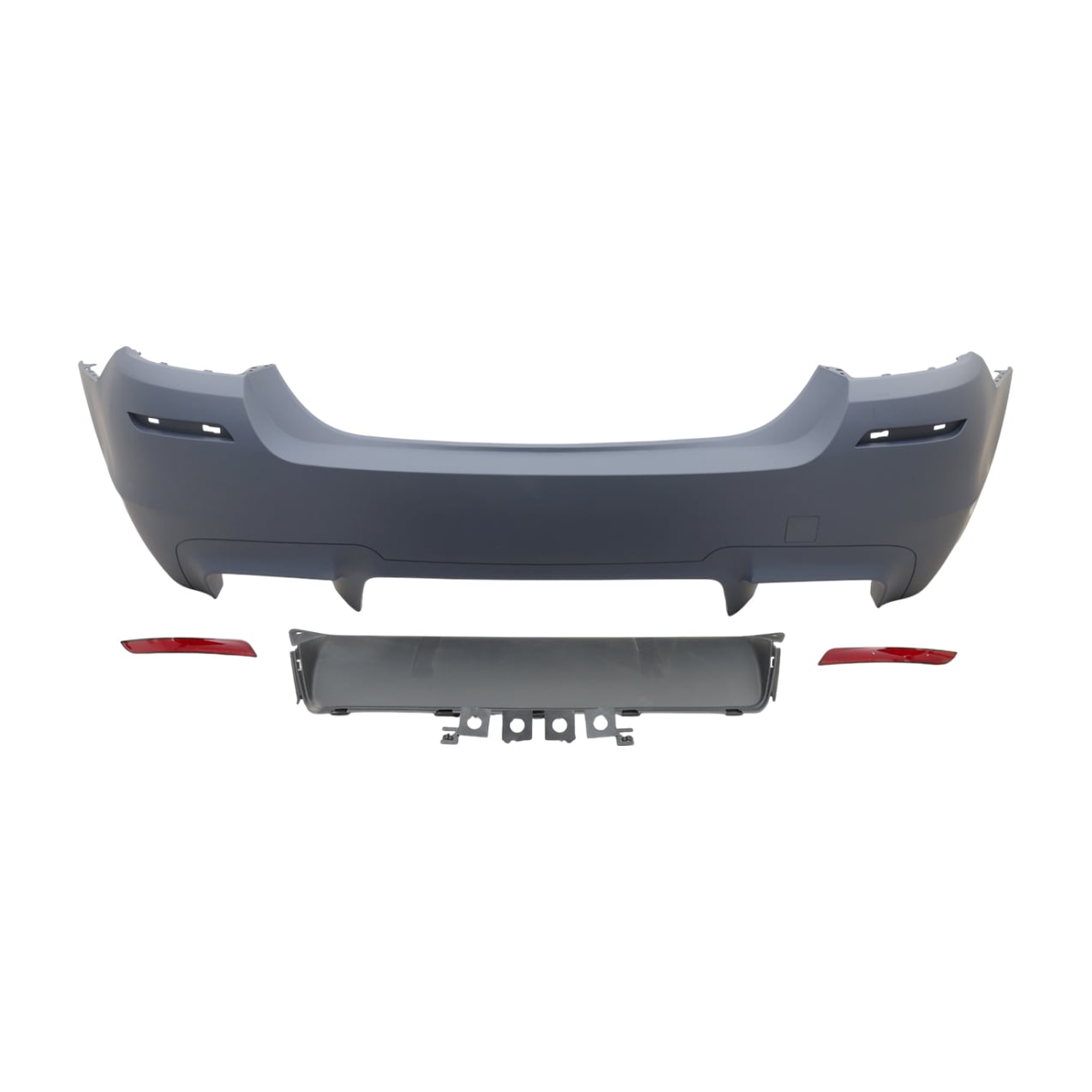 Bmw F10 Arka M5 Tampon Dolu - PDCli | Çift Çıkış | Vorstainer Difüzör | 2010-16 | Wender