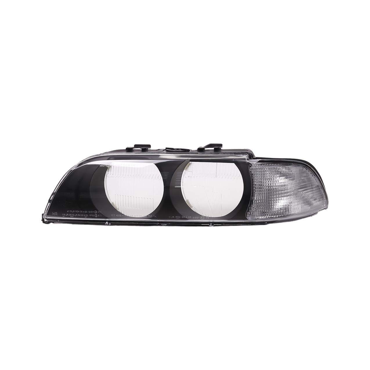 Bmw E39 Sol Beyaz Sinyalli Çerçeveli Far Camı ( 96- 00 ) | Wender