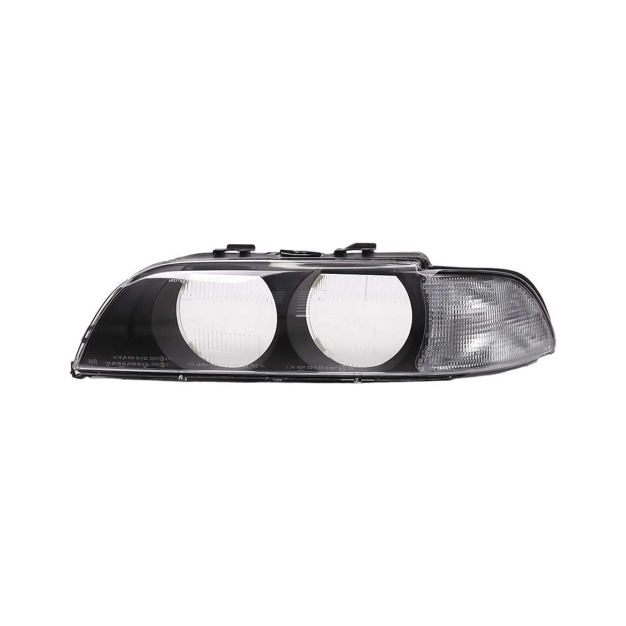 Bmw E39 Sol Beyaz Sinyalli Çerçeveli Far Camı ( 96- 00 ) | Wender