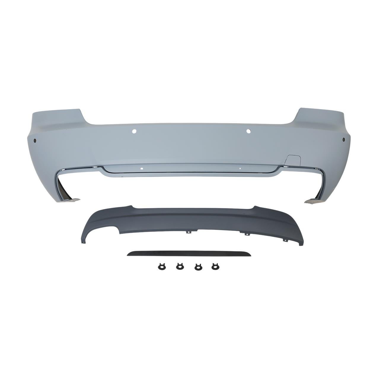 Bmw E92 E93 LCI Arka Tampon Dolu - PDC'li - Tek Çıkış - M-Tech ( 2006-13 ) | Wender