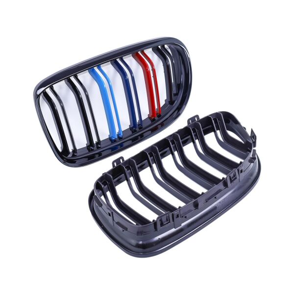 Bmw E90 LCI Piano-Siyah Panjur - M Renkli - Çift Çıtalı ( 2009-11 ) | Wender