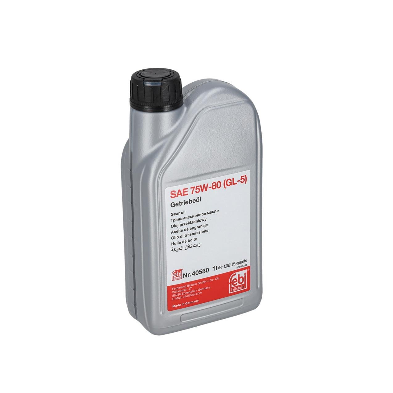 1 Litre SAE 75w-80 Şanzıman Yağı | Febi