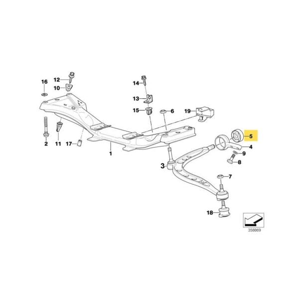 Bmw E30 E36 Ön Salıncak Burcu | Ayd