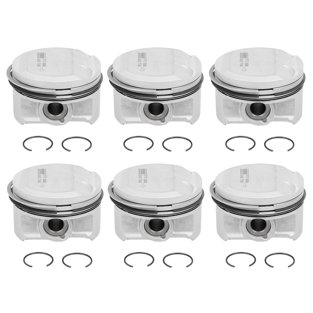 Bmw E36 E46 E39 - M52 B20 Piston Segman - ( Std ) - 80.00mm (6 Adet) | Yenmak