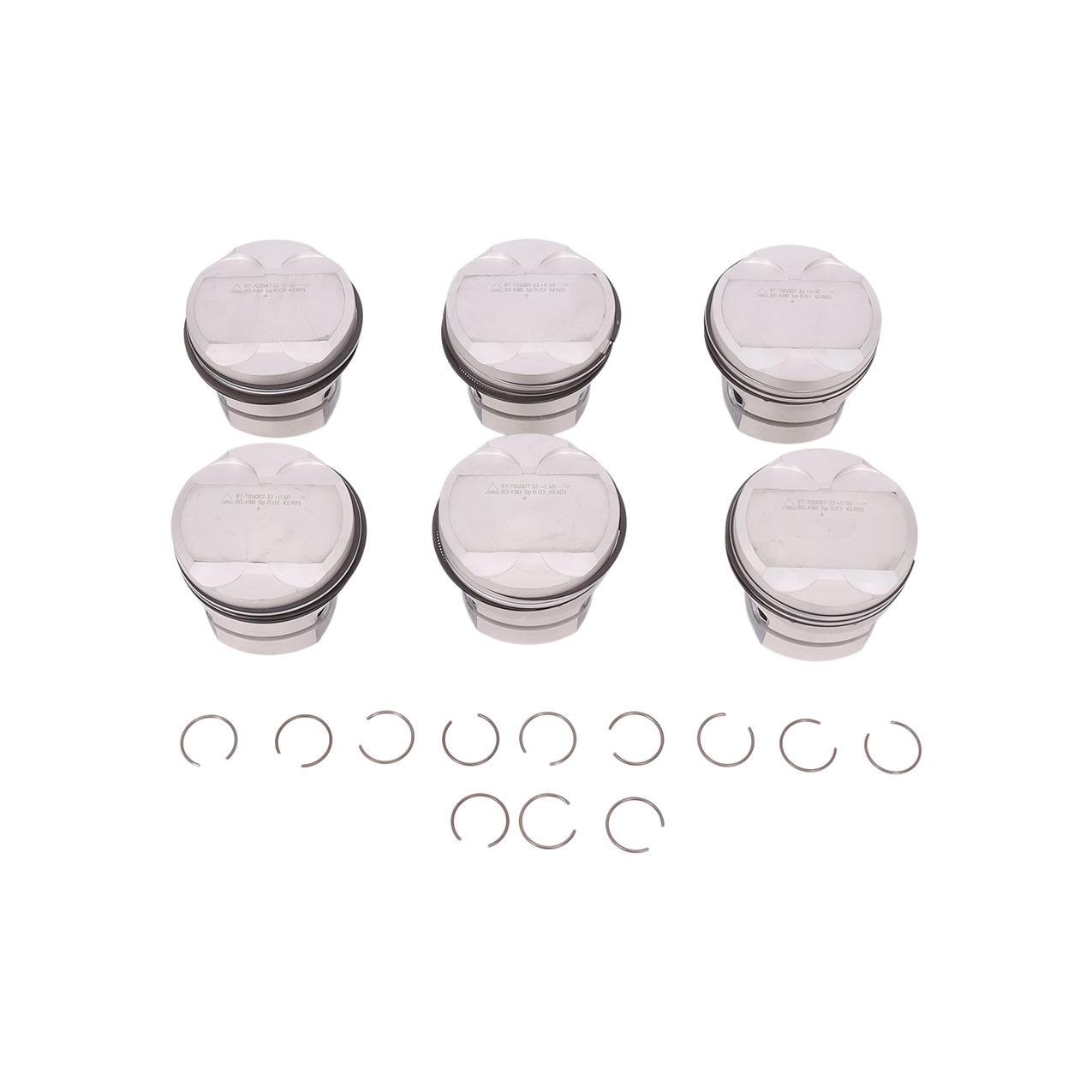 Bmw E36 E46 E39 - M52 B20 Piston Segman - ( 0.50 ) - 80.50mm (6 Adet) | Nüral