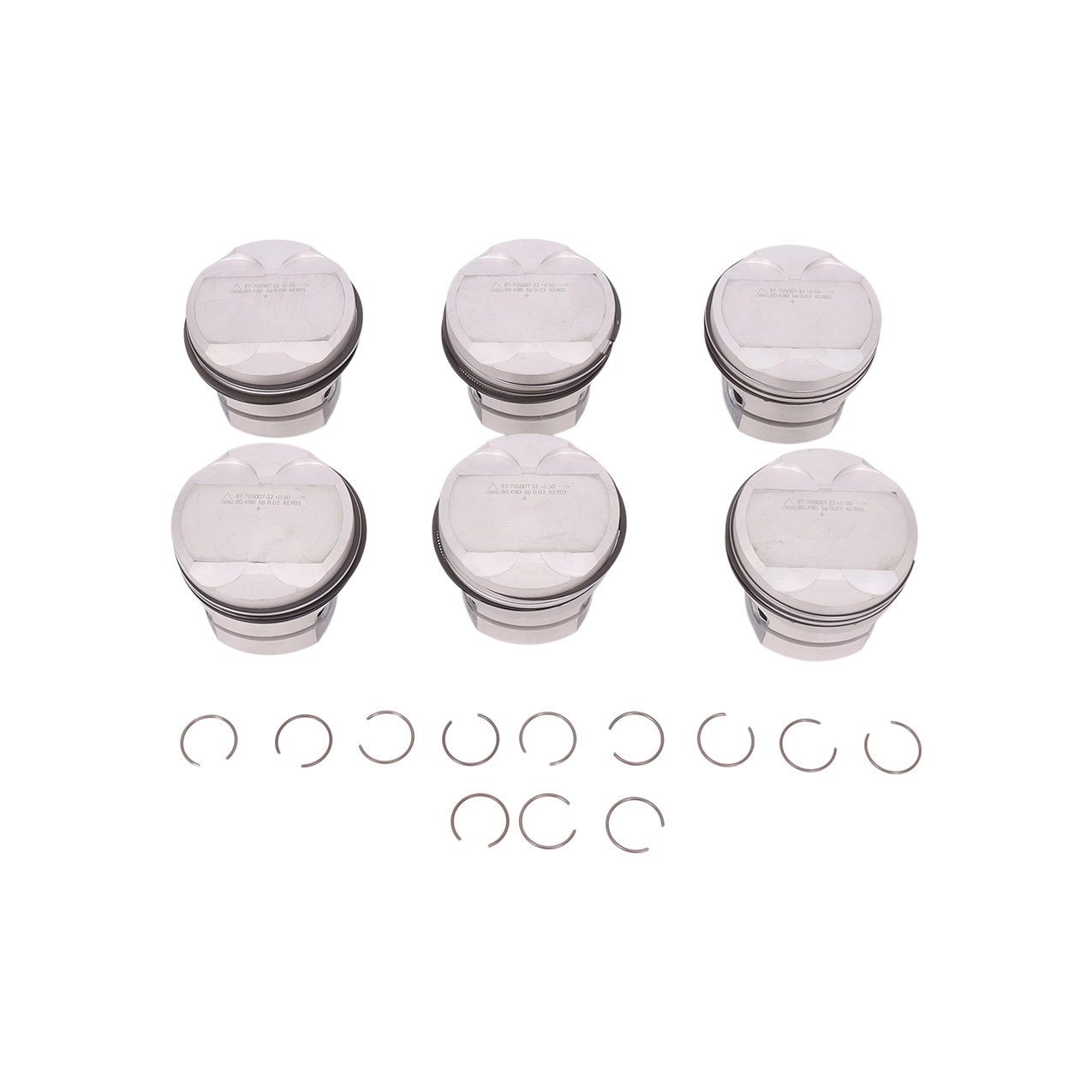 Bmw E36 E46 E39 - M52 B20 Piston Segman - ( 0.50 ) - 80.50mm (6 Adet) | Nüral