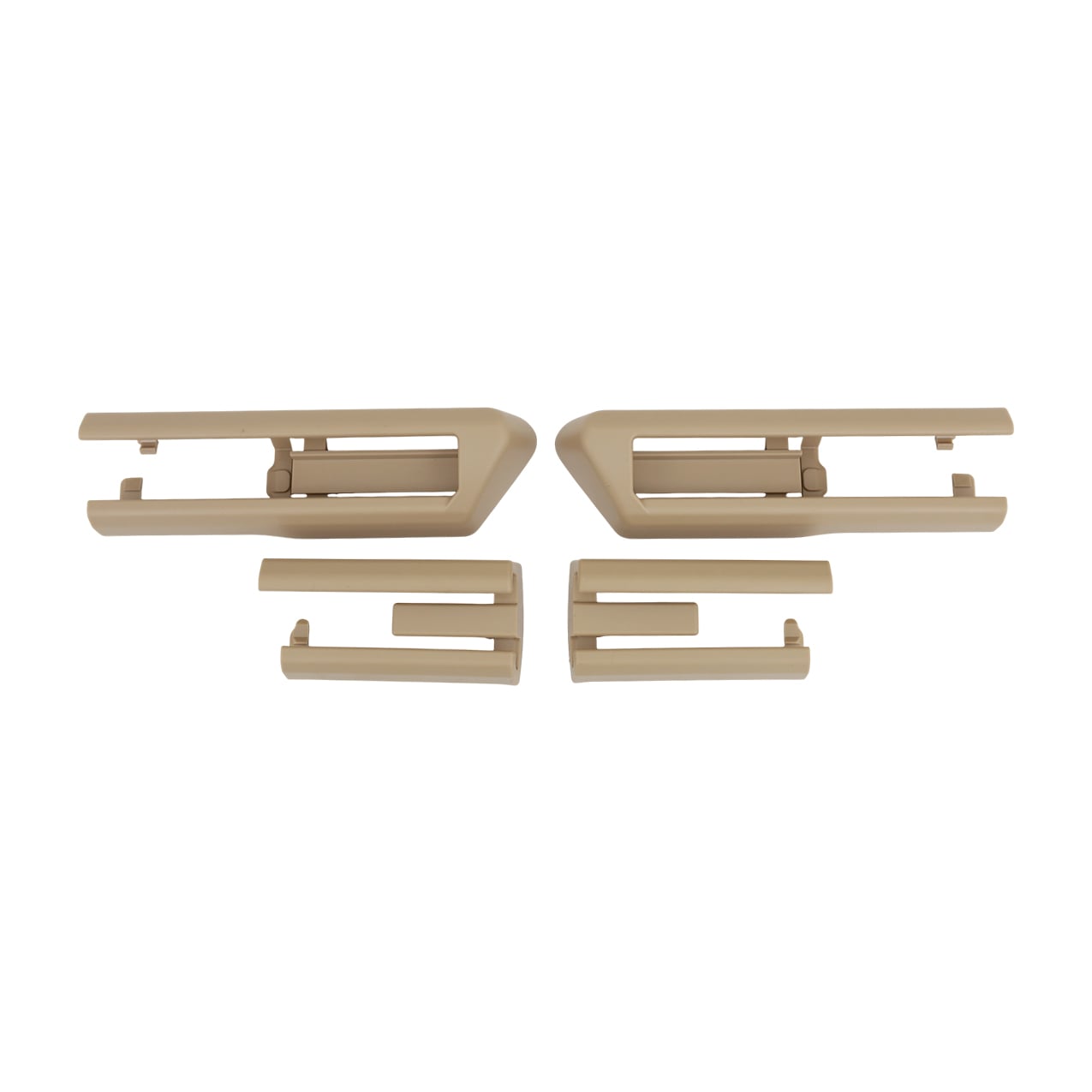 Bmw F10 F07 F01 LCI Koltuk Ray Kapağı Bej - ( 4 Parça Set )