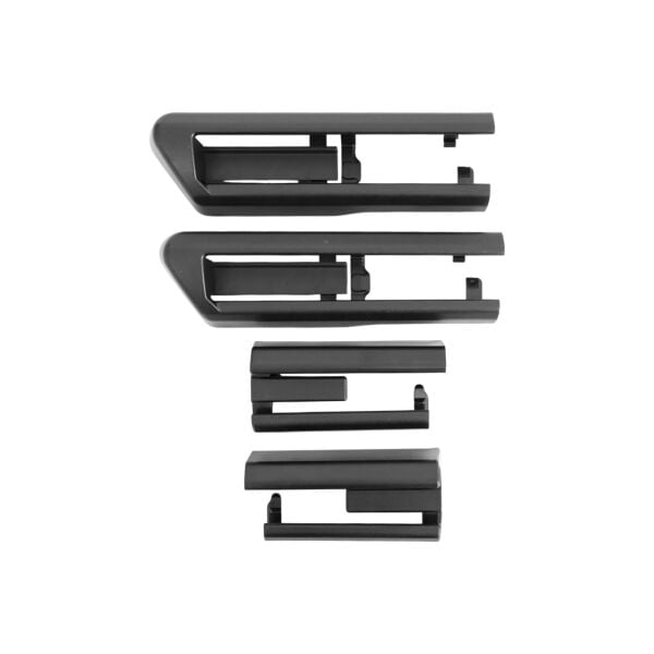 Bmw F10 F07 F01 LCI Koltuk Ray Kapağı Siyah - ( 4 Parça Set )