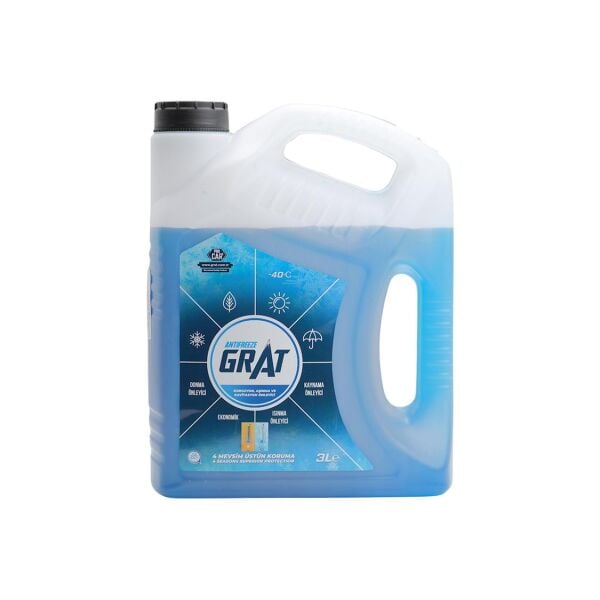 3 Lt - Mavi Antifriz - Eco Süper | Grat
