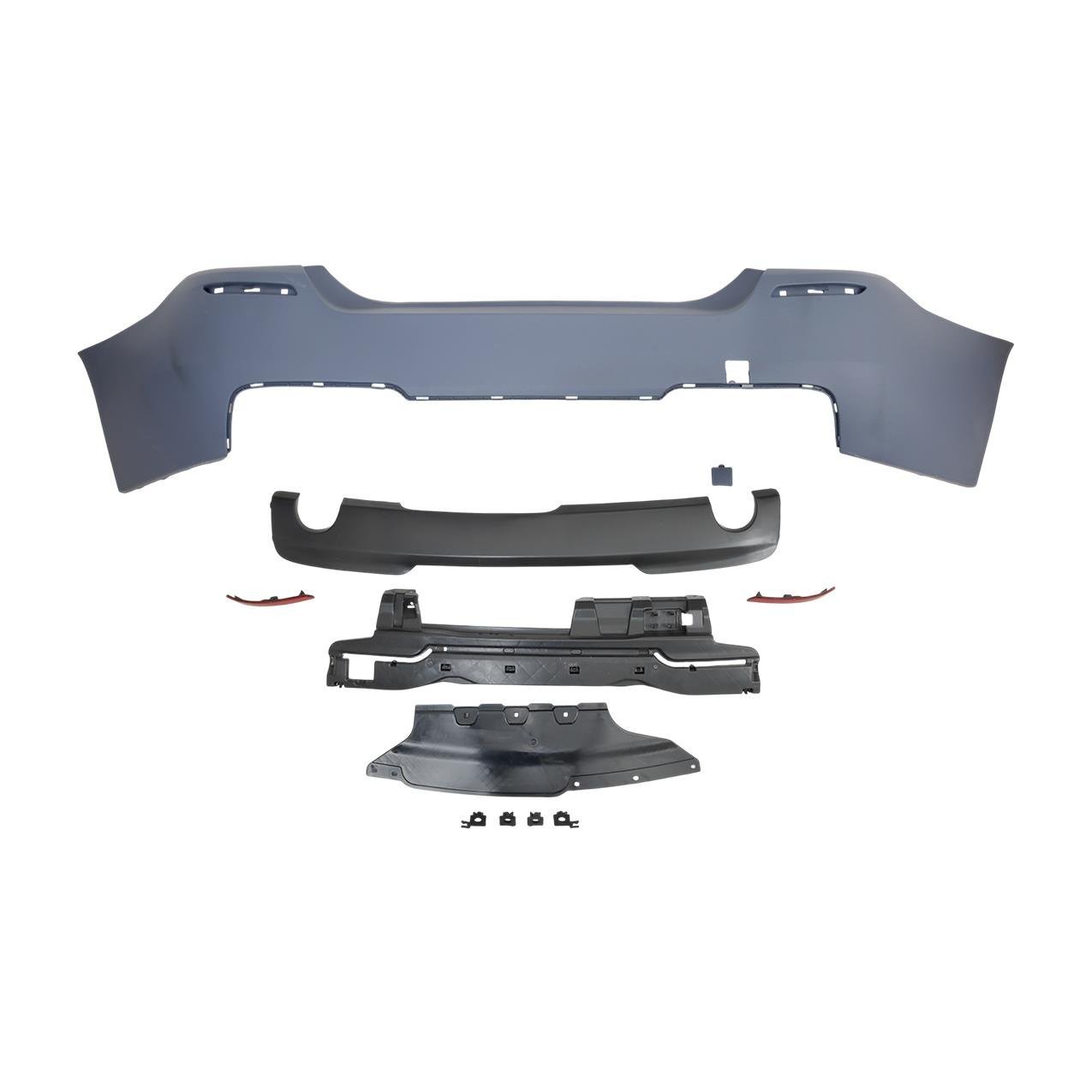 Bmw F10 Arka M-Tech Tampon Dolu - PDCli | Çift Çıkış | 2010-16 | Wender