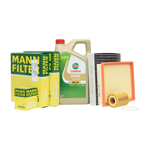 Bmw F20 F30 N13 Motor Yağ Bakım Seti | Castrol Yağ + Mann Filtreler