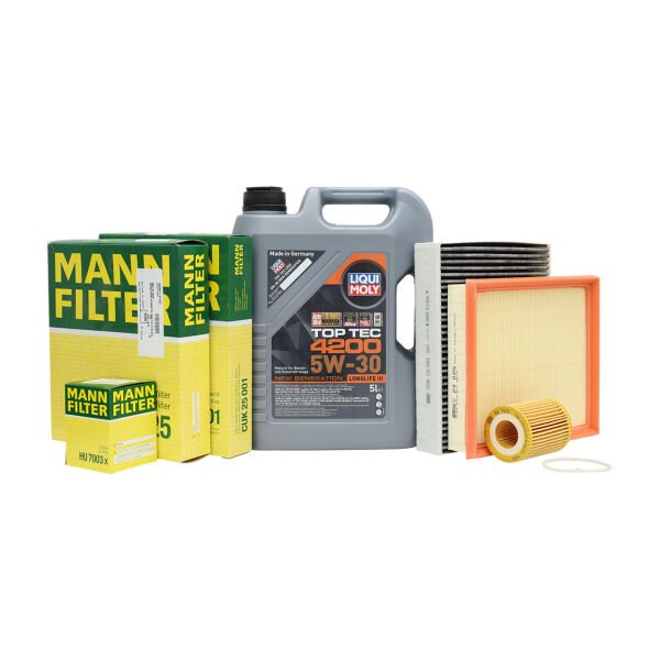 Bmw F20 F30 N13 Motor Yağ Bakım Seti | Lıquı Moly Yağ + Mann Filtreler