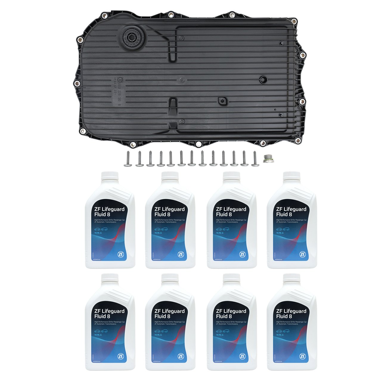 Bmw  F10 F20 F30 F36  G20 G30 - 8HP45-70 Şanzıman Yağ Filtresi Set + (8 Litre Yağ) - ZF