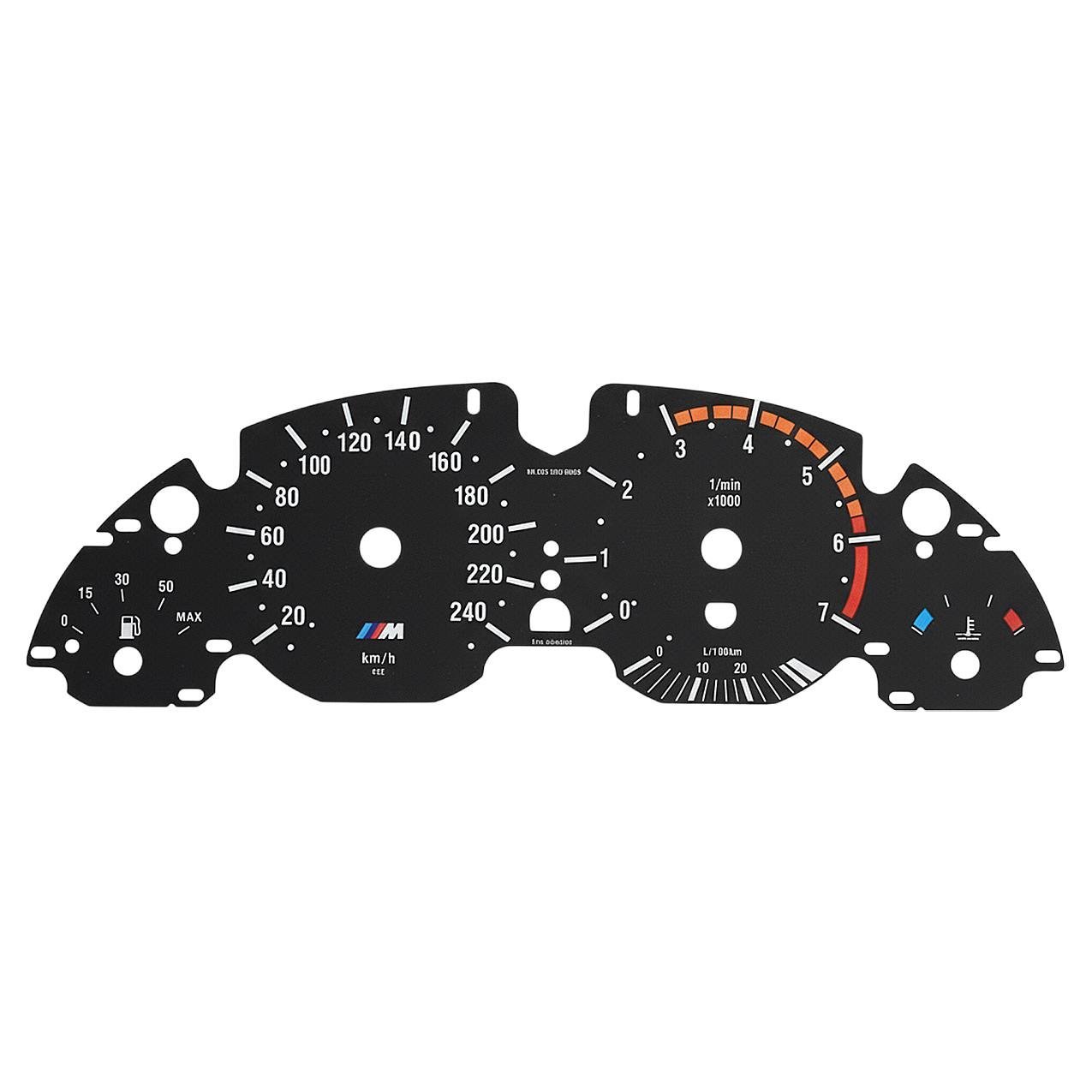 Bmw E38 E39 E53 Gösterge Zemin Kağıdı - 240 KMH ( RPM ) | Famalli