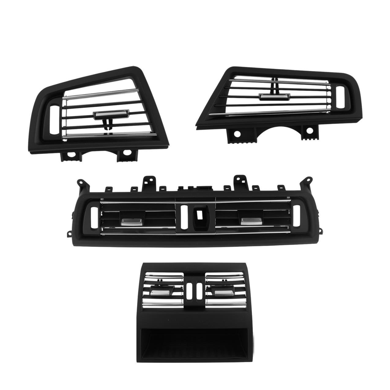 Bmw F10 Kalorifer Izgarası - Nikelajlı ( 4 Parça Set ) | İthal