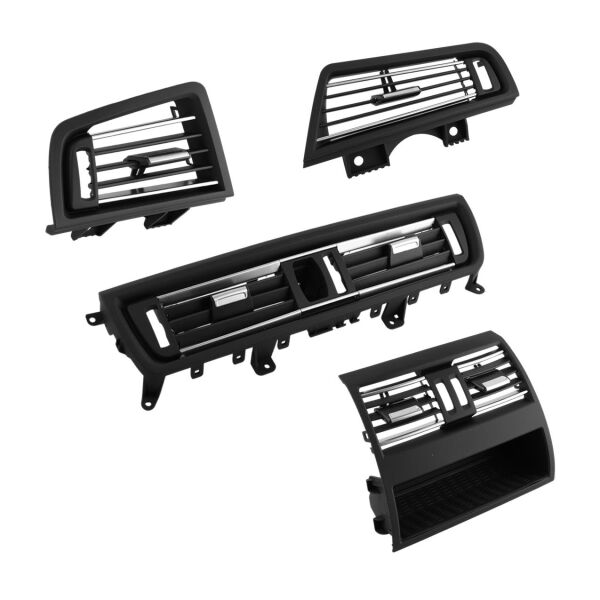 Bmw F10 Kalorifer Izgarası - Nikelajlı ( 4 Parça Set ) | İthal