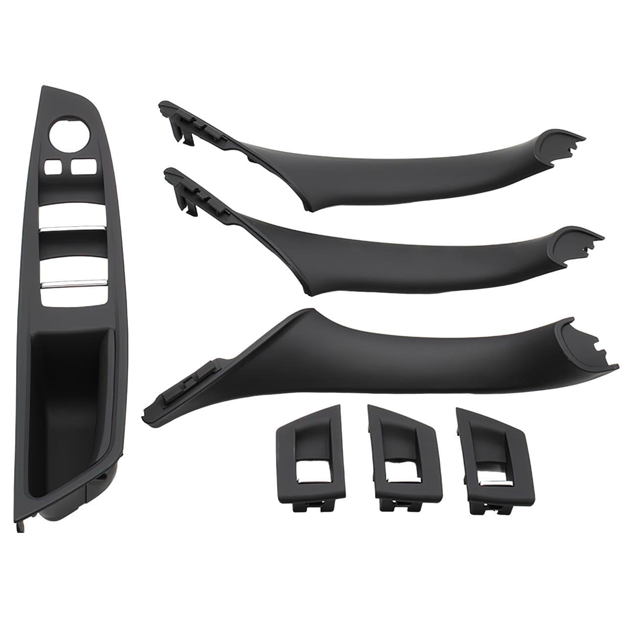 Bmw F10 Kapı Tutamak Seti - Siyah (Katlanır Aynalı Model) | Btap