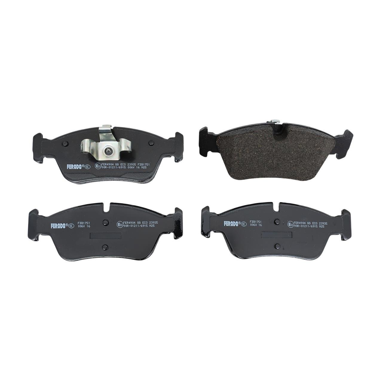 Bmw E87 E90 Ön Fren Balata Takımı - Kulaklı | Ferodo