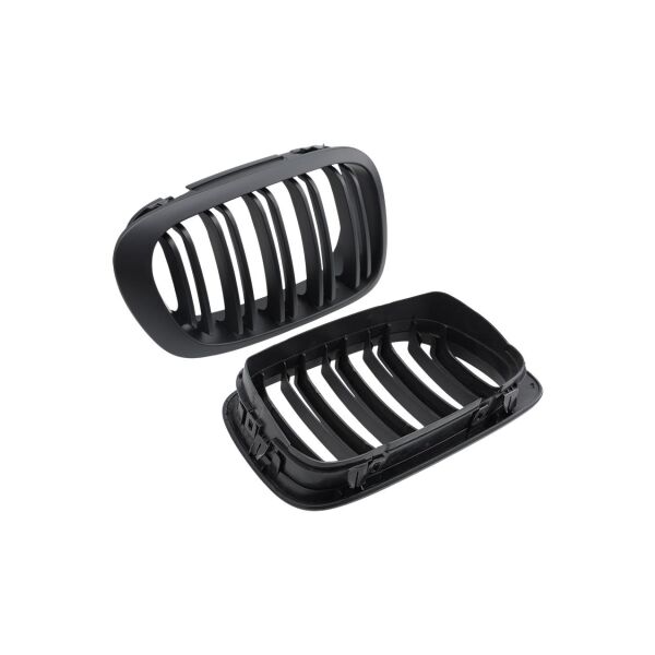 Bmw E46 Coupe Mat Siyah Çift Çıtalı Panjur Takımı (99-02) | Wender