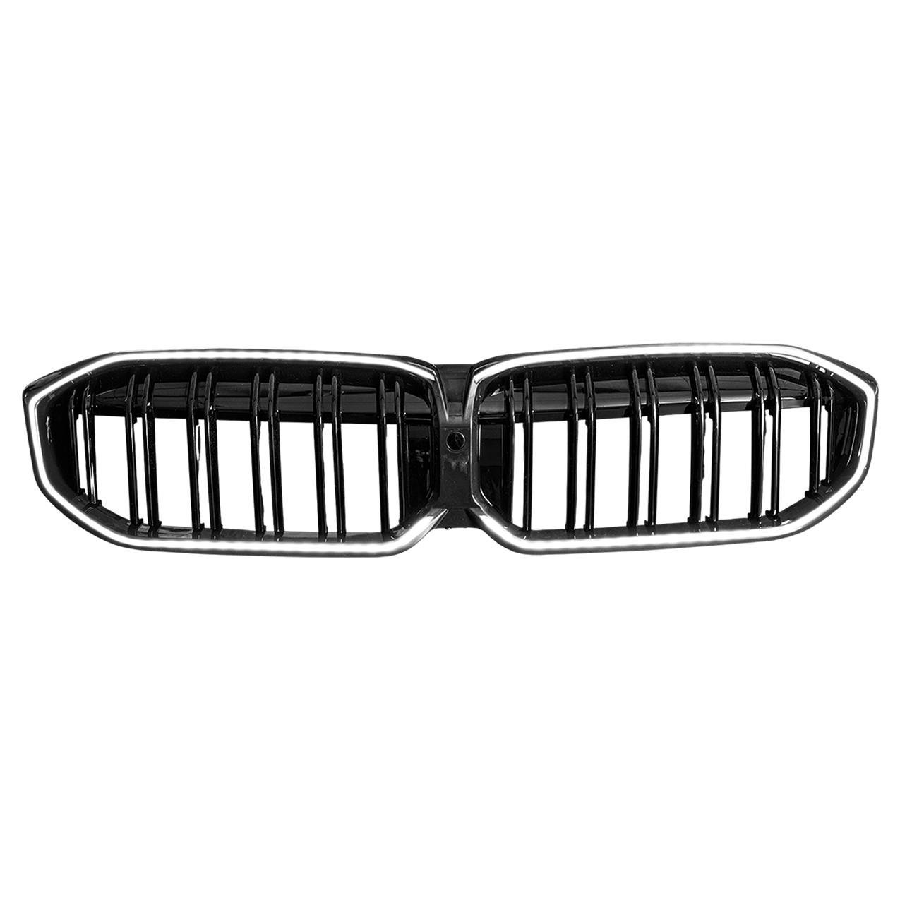 Bmw G20 LCI Piano Siyah Çift Çıtalı Panjur - Işıklı ( Shadow Line ) | Wender