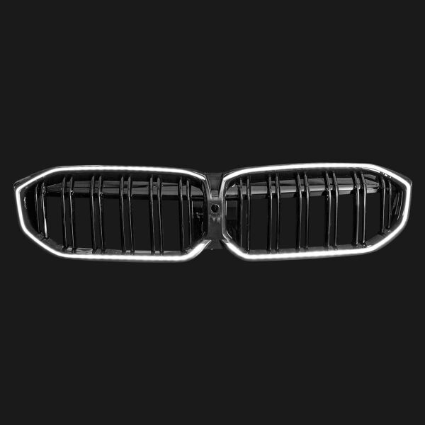 Bmw G20 LCI Piano Siyah Çift Çıtalı Panjur - Işıklı ( Shadow Line ) | Wender