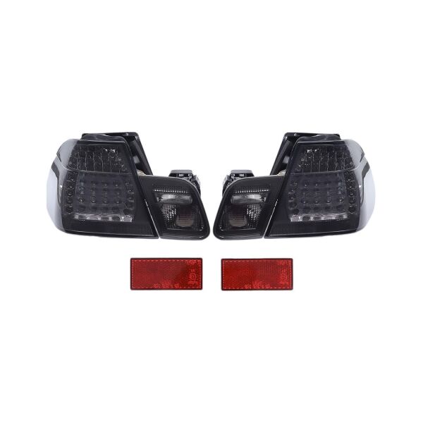 Bmw E46 Sedan Ledli Stop Takımı - Komple Füme ( 2002-05 ) | Eagle Eyes