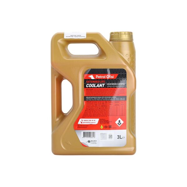 3 Litre Kırmızı Antifriz - Extended Life Coolant | Petrol Ofisi