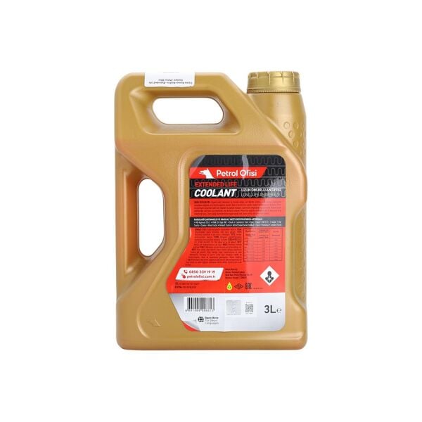 3 Litre Kırmızı Antifriz - Extended Life Coolant | Petrol Ofisi