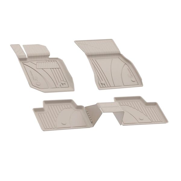 Bmw G30 Kauçuk Paspas Takımı - Bej | Sahler