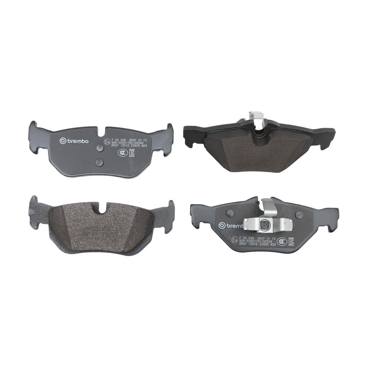 Bmw E81 E87 E90  Arka Fren Balata Takımı - Kulaklı | Brembo