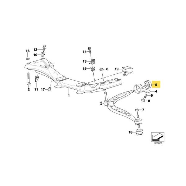 Bmw E30 E36 Ön Salıncak Burcu | Votto