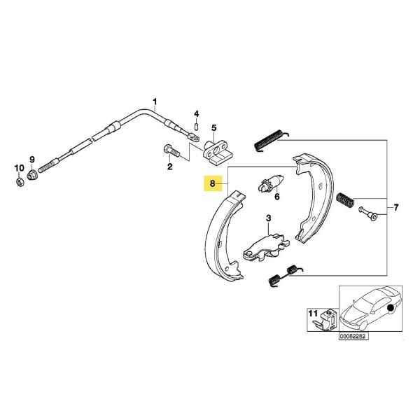 Bmw E36 El Fren Balatası | Textar