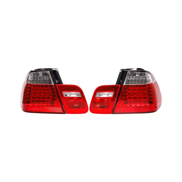 Bmw E46 Sedan Ledli Stop Takımı - Beyaz Sinyalli ( 1998-01 ) | Eagle Eyes