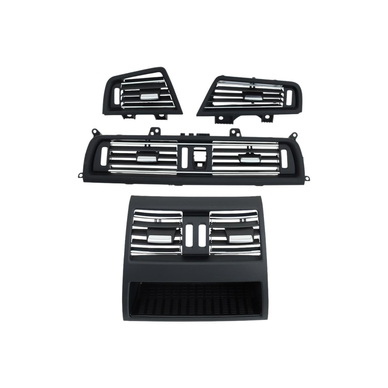 Bmw F10 Kalorifer Izgarası - Nikelajlı ( 4 Parça Set ) | Wender