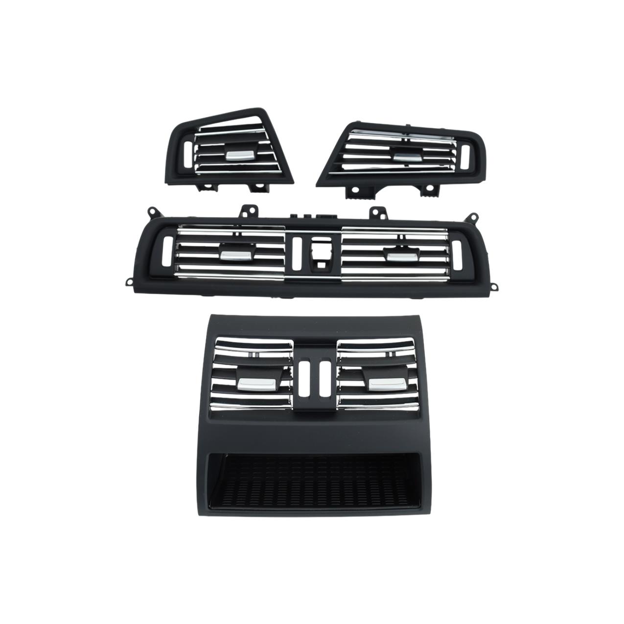 Bmw F10 Kalorifer Izgarası - Nikelajlı ( 4 Parça Set ) | Wender