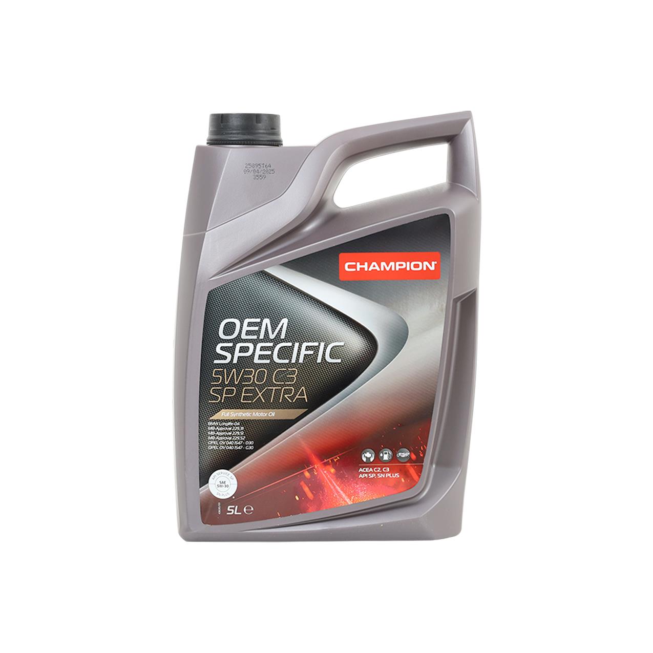 5 Litre 5W30 Motor Yağı - Sp Extra - Oem Spesific | Champion