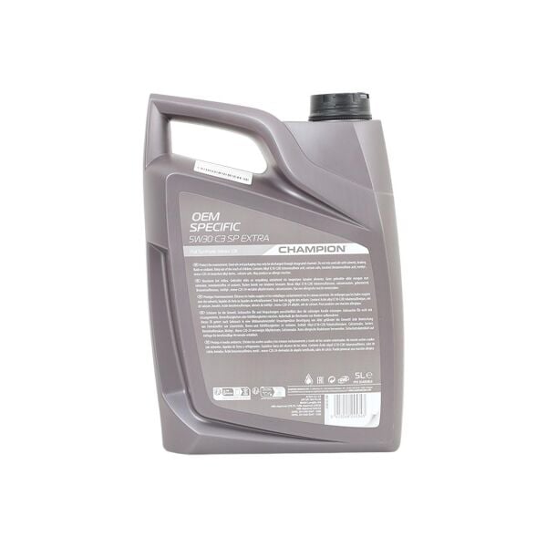 5 Litre 5W30 Motor Yağı - Sp Extra - Oem Spesific | Champion
