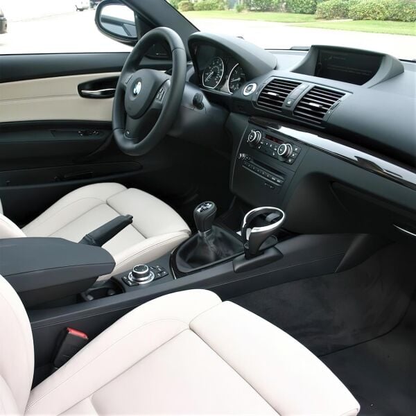 Bmw E87 + LCI Bardaklık Ön Orta Konsol - Krom - Siyah | Wender