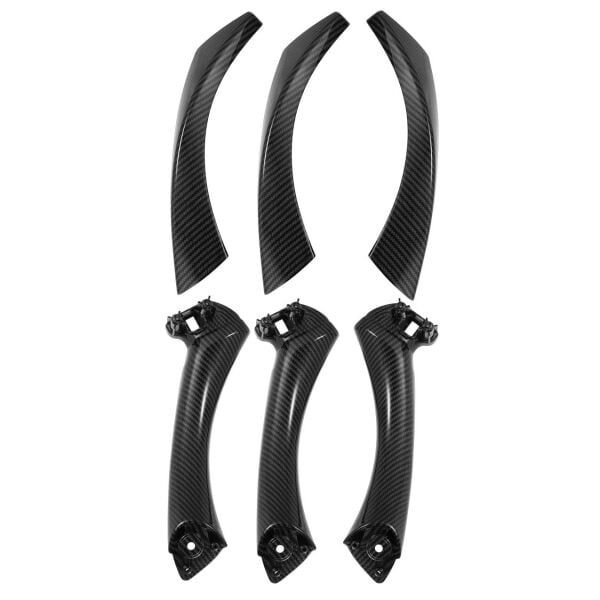 Bmw E90 Ön - Arka Karbon-Siyah Kapı Tutamak Seti Komple | Wender