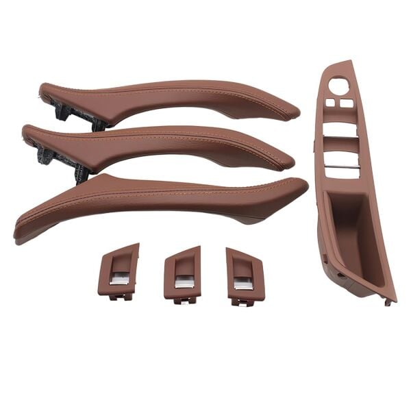 Bmw F10 Kapı Tutamak Seti - Tarçın (Deri Kaplamalı - Katlanır Aynalı Model) | Wender